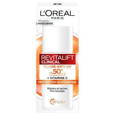 Loreal Paris Revitalift Clinical Daily Anti UV Fluid SPF 50 Plus 50ml