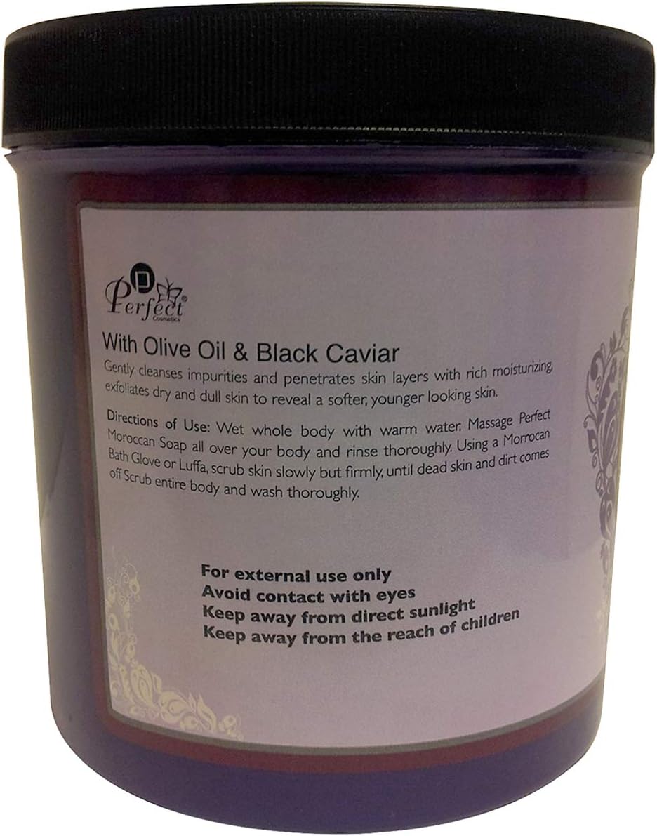 Perfect Cosmetics Natural Moroccan Soap With Olive Oil And Black Caviar 1000ml