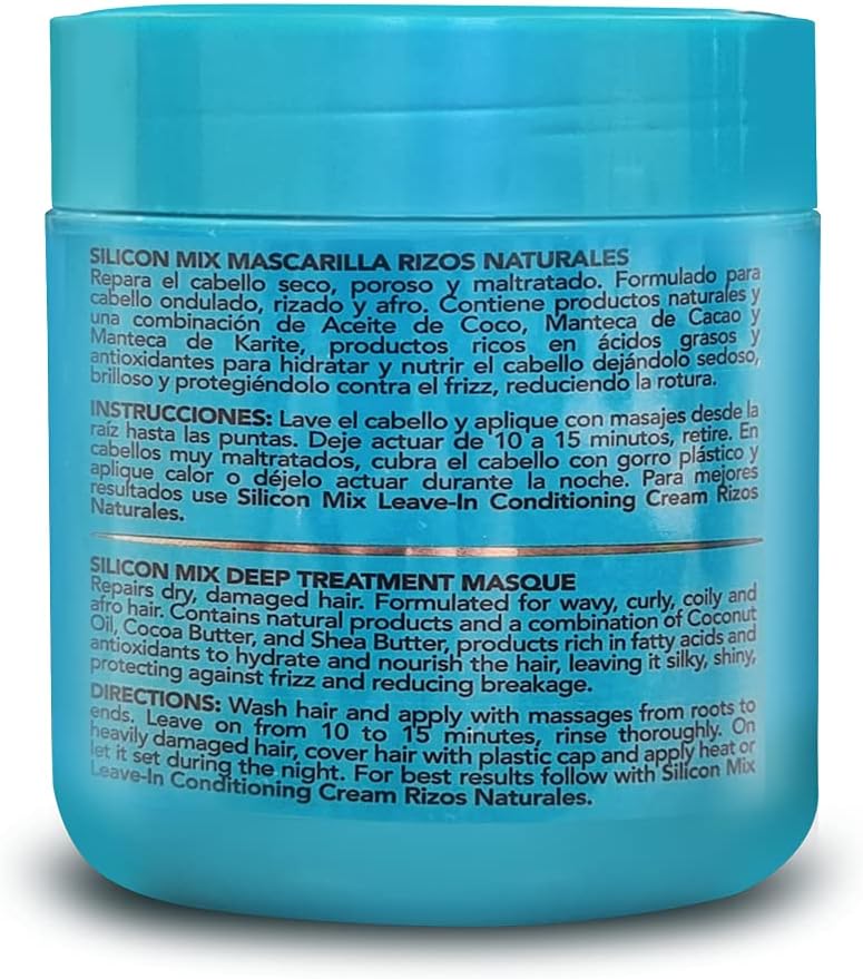 Silicon Mix Rizos Naturales Deep Treatment Masque For Natural Hair 10oz / 17oz