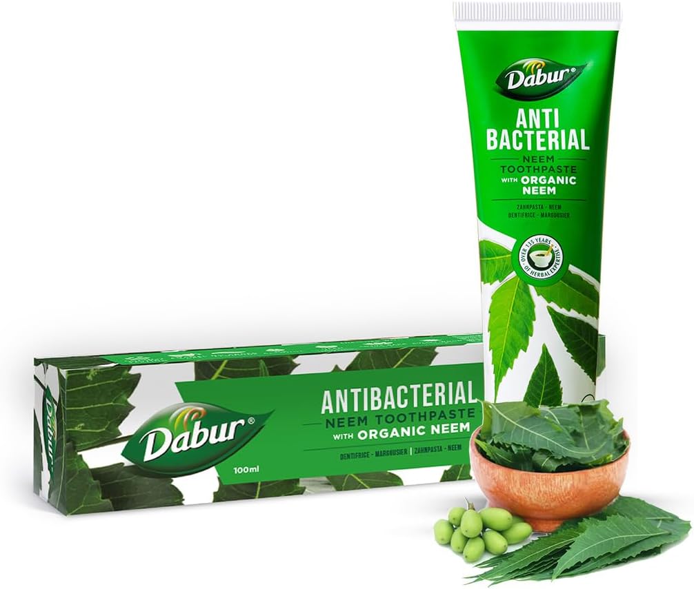 Dabur Antibacterial Organic Neem Toothpaste 100ml