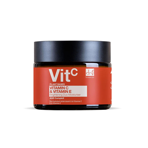 Dr Botanicals Vit C Plant Based Vitamin C & E Brightening Duo Moisturiser 60ml