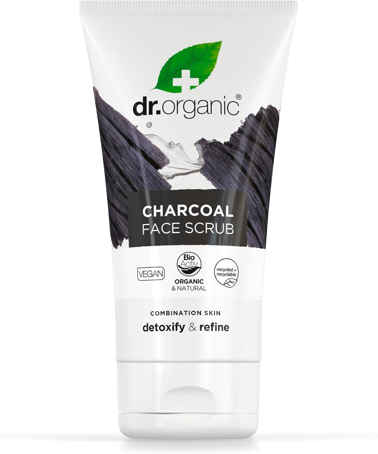 Dr Organic Bioactive Skincare Activated Charcoal Deep Cleansing Face Scrub