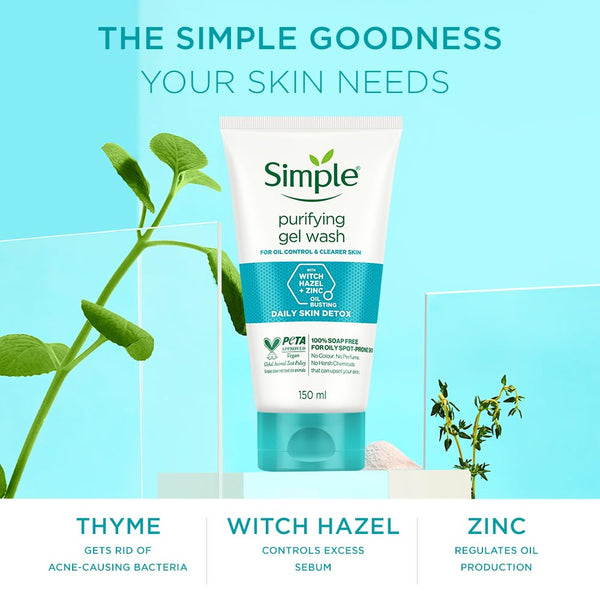 Simple  Purifying Facial Wash - Afro Hair Boutique