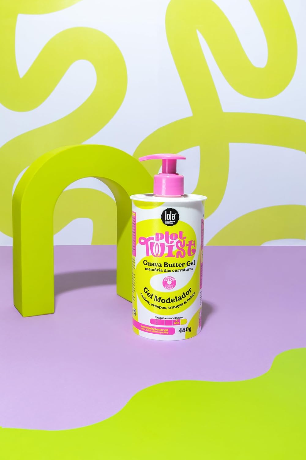 Lola Cosmetics Plot Twist Guava Butter Gel Curl Styling Cream 480g