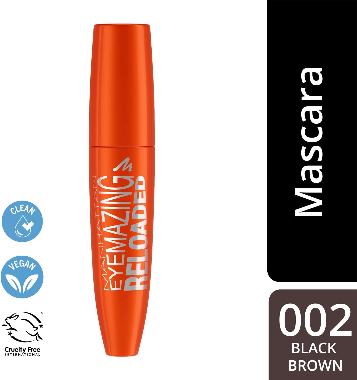 Manhattan Eyemazing Reloaded Mascara 002 Brown Black