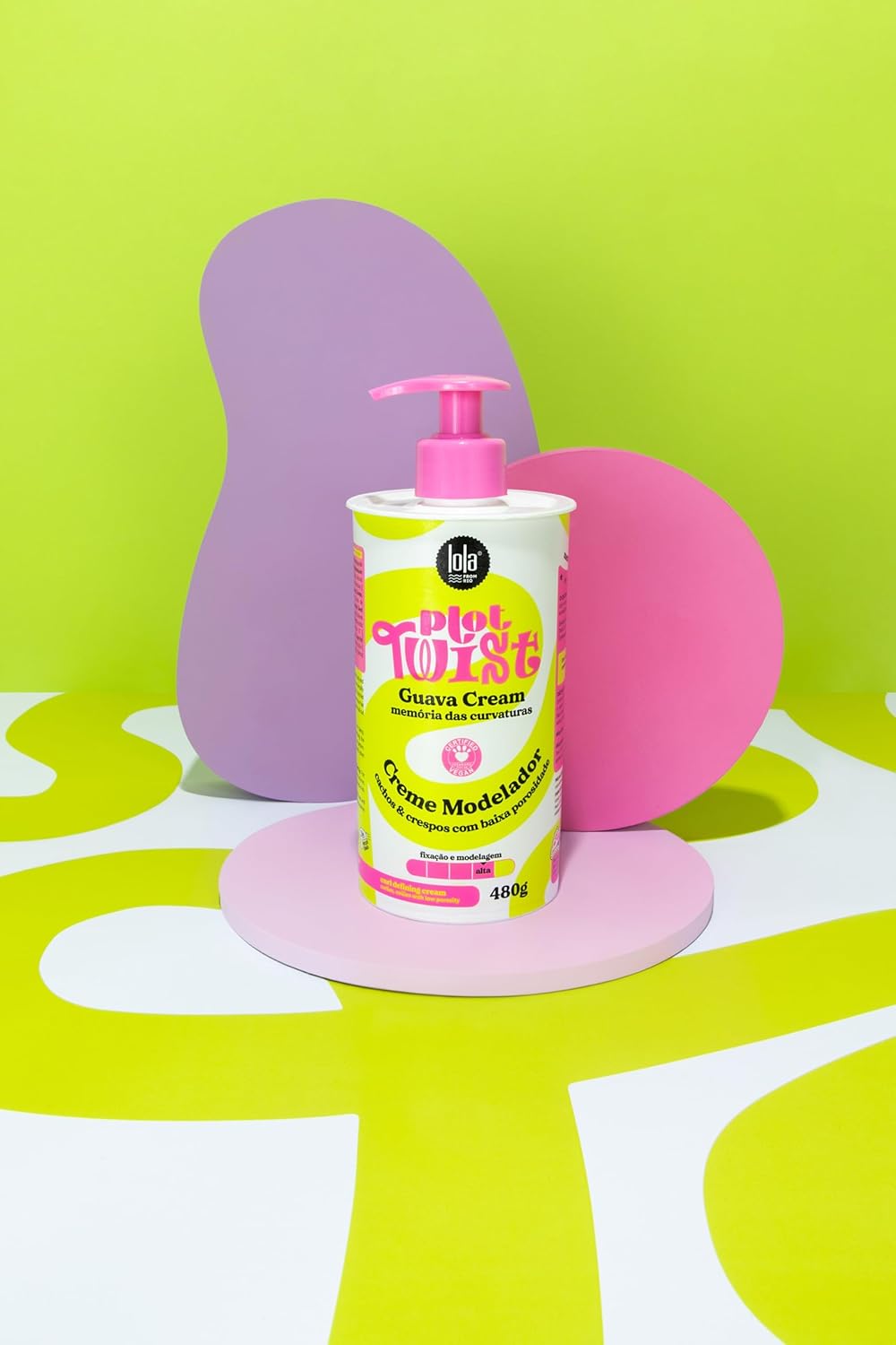 Lola Cosmetics Plot Twist Guava Cream Curl Shaping Cream 480G