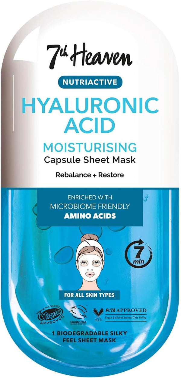Montagne Jeunesse 7Th Heaven Nutriactive Hyaluronic Acid Serum Capsule Sheet Mask