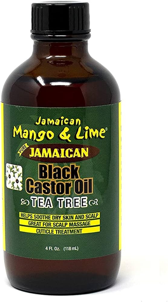 Jamaican Mango And Lime Black Castor Oil Tea Tree 118ml - Afro Hair Boutique