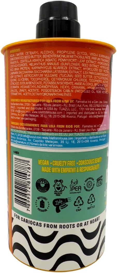 Lola Cosmetic Ela E Carioca 3In1 Rice Protein Damage Control Hair Treatment 500ml