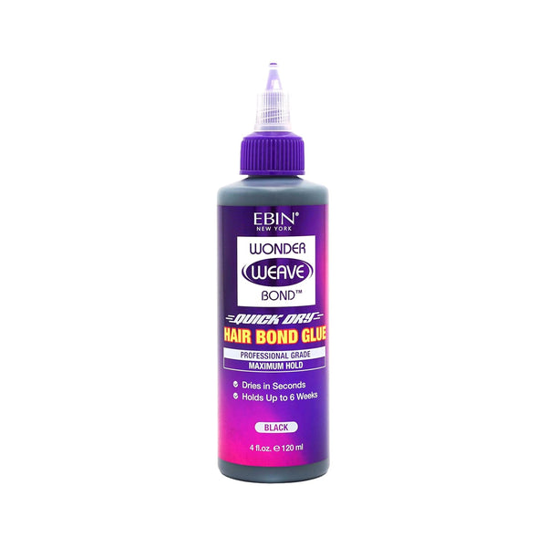 EBIN New York Wonder Weave Bond Hair Bond Glue Black 30ml / 60ml / 120ml - Afro Hair Boutique