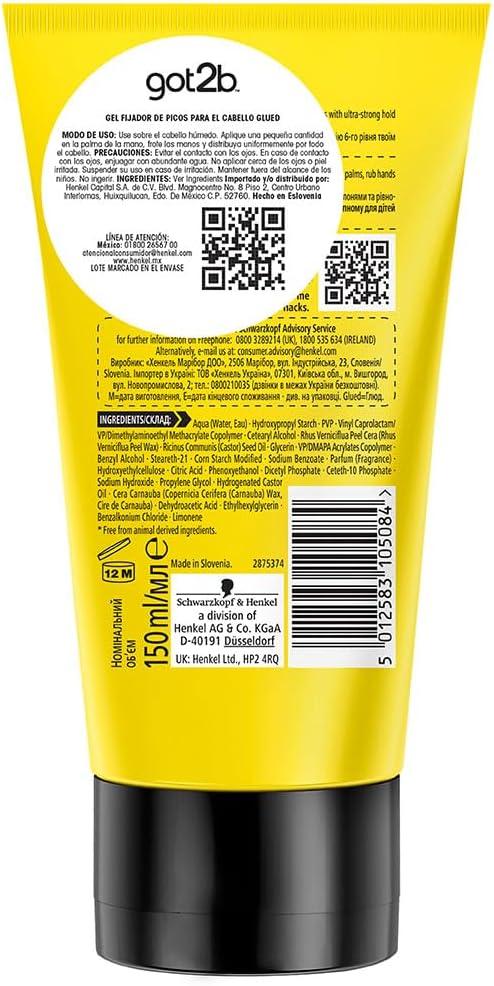 Schwarzkopf Got2b Glued Water Resistant Spiking Glue 150ml