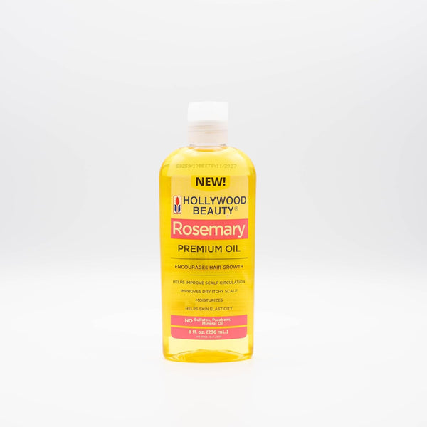 Hollywood Beauty Rosemary Premium Oil 236ml - Afro Hair Boutique
