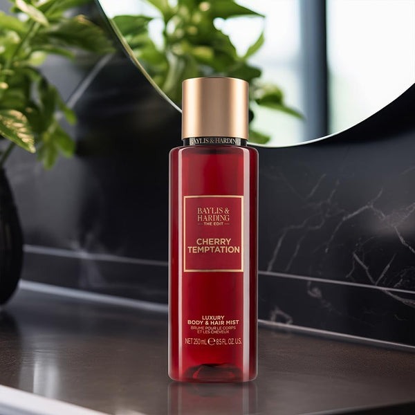 Baylis And Harding Cherry Temptation Luxury Body And Hair Mist 250ml - Afro Hair Boutique