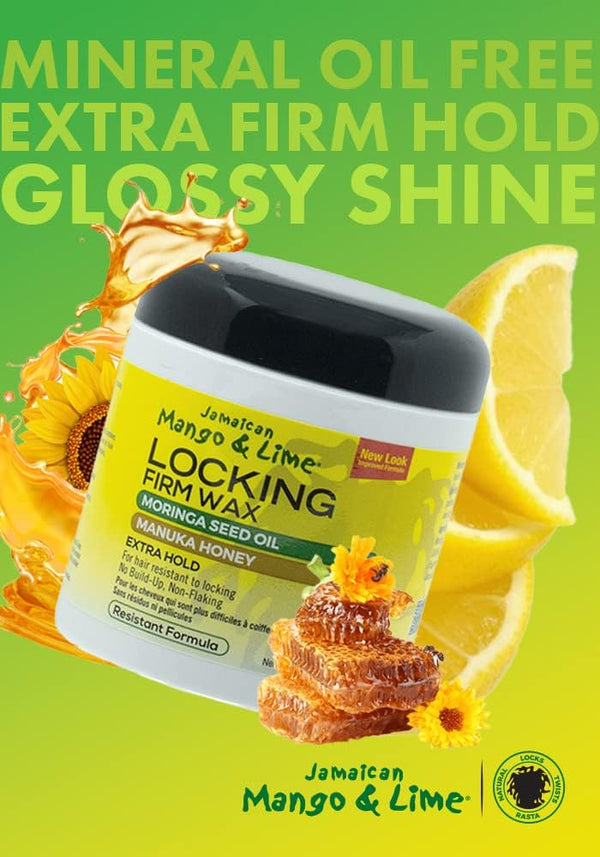 Jamaican Mango And Lime Locking Firm Wax Resistant Formula 155g / 473ml - Afro Hair Boutique