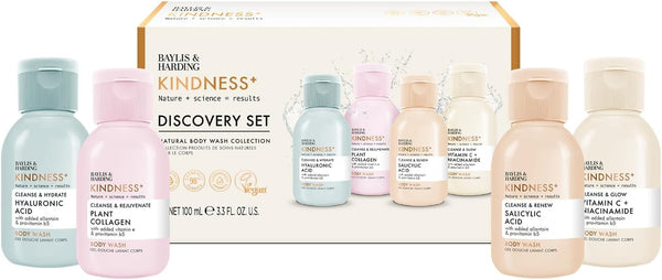 Baylis And Harding Kindness Natural Body Wash Collection Discovery Set