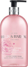 Baylis And Harding Peony Lychee And Vanilla Luxury Hand Wash 500ml