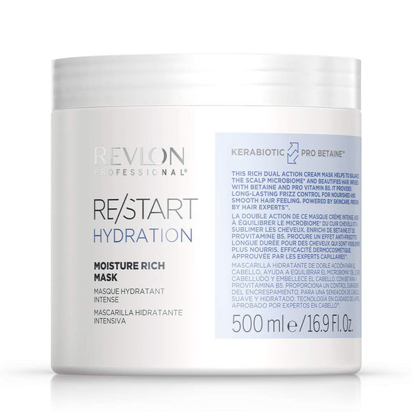 Revlon Restart Hydration Moisture Rich Mask 30ml / 500ml - Afro Hair Boutique