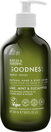 Baylis And Harding Goodness Lime Mint And Eucalyptus Natural Hand Body Lotion 500ml
