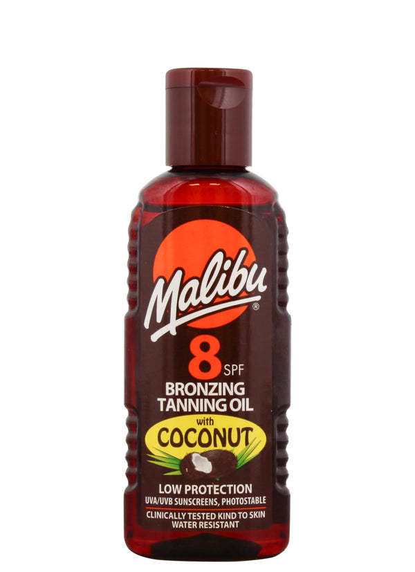 Malibu Bronzing Tanning Oil Tropical Coconut Fragrance SPF8