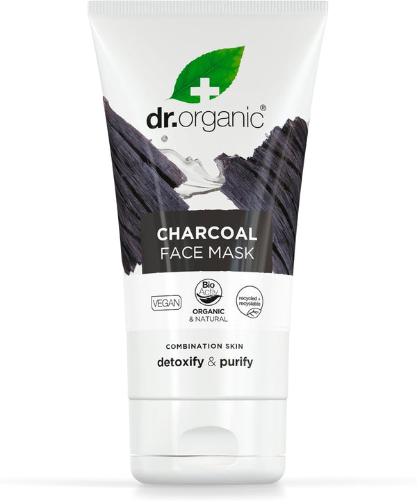 Dr Organic Organic Charcoal Face Mask 125ml - Afro Hair Boutique