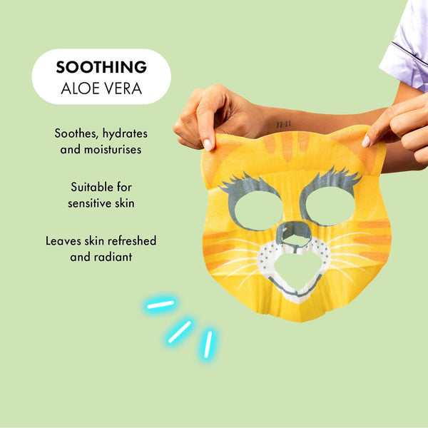 Montagne Jeunesse 7Th Heaven Aloe And Chamomile Kitten Face Mask