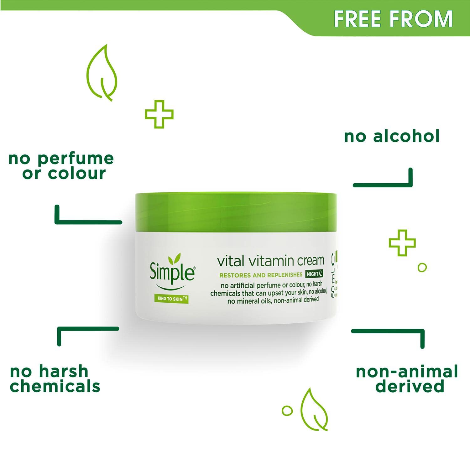 Simple Kind To Skin Vital Vitamin Night Cream 50ml