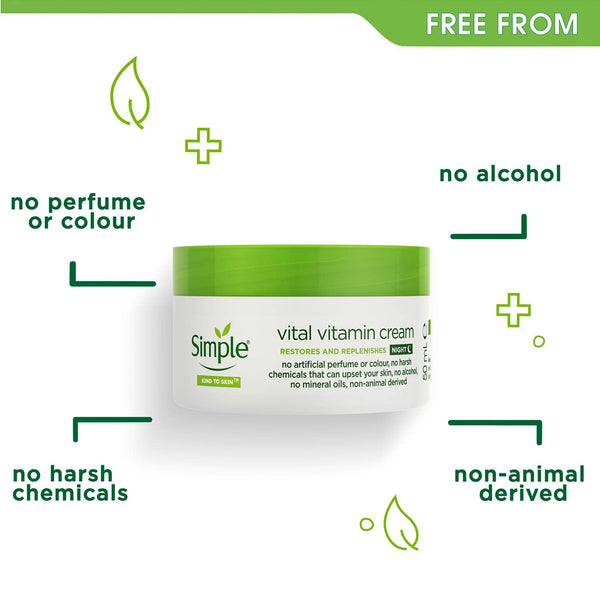 Simple Kind To Skin Vital Vitamin Night Cream 50ml