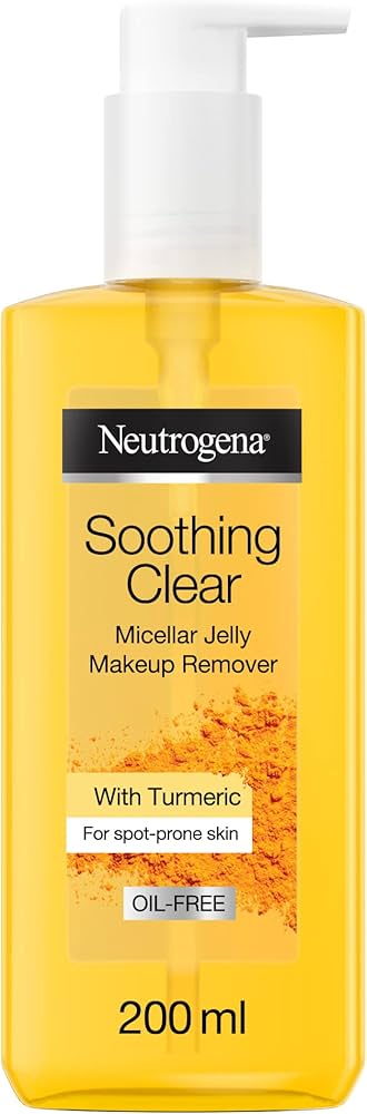 Johnson And Johnson Neutrogena Clear & Soothe MakeUp Remover With Turmeric 200ml - Afro Hair Boutique