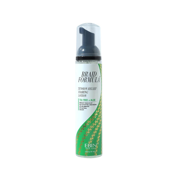 EBIN NewYork Braid Formula Tension Relief Foaming Lotion W Tea Tree & Aloe 250ml