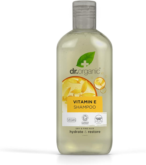 Dr Organic Hydrate And Restore Vitamin E Shampoo 265ml - Afro Hair Boutique