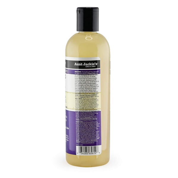 Aunt Jackie's Grapeseed Style and Shine Power Wash Clarifying Shampoo 355ml - Afro Hair Boutique