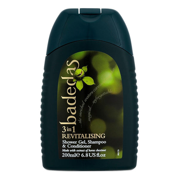 Badedas 3 In 1 Revitalising Shower Gel Shampoo And Conditioner 200ml - Afro Hair Boutique
