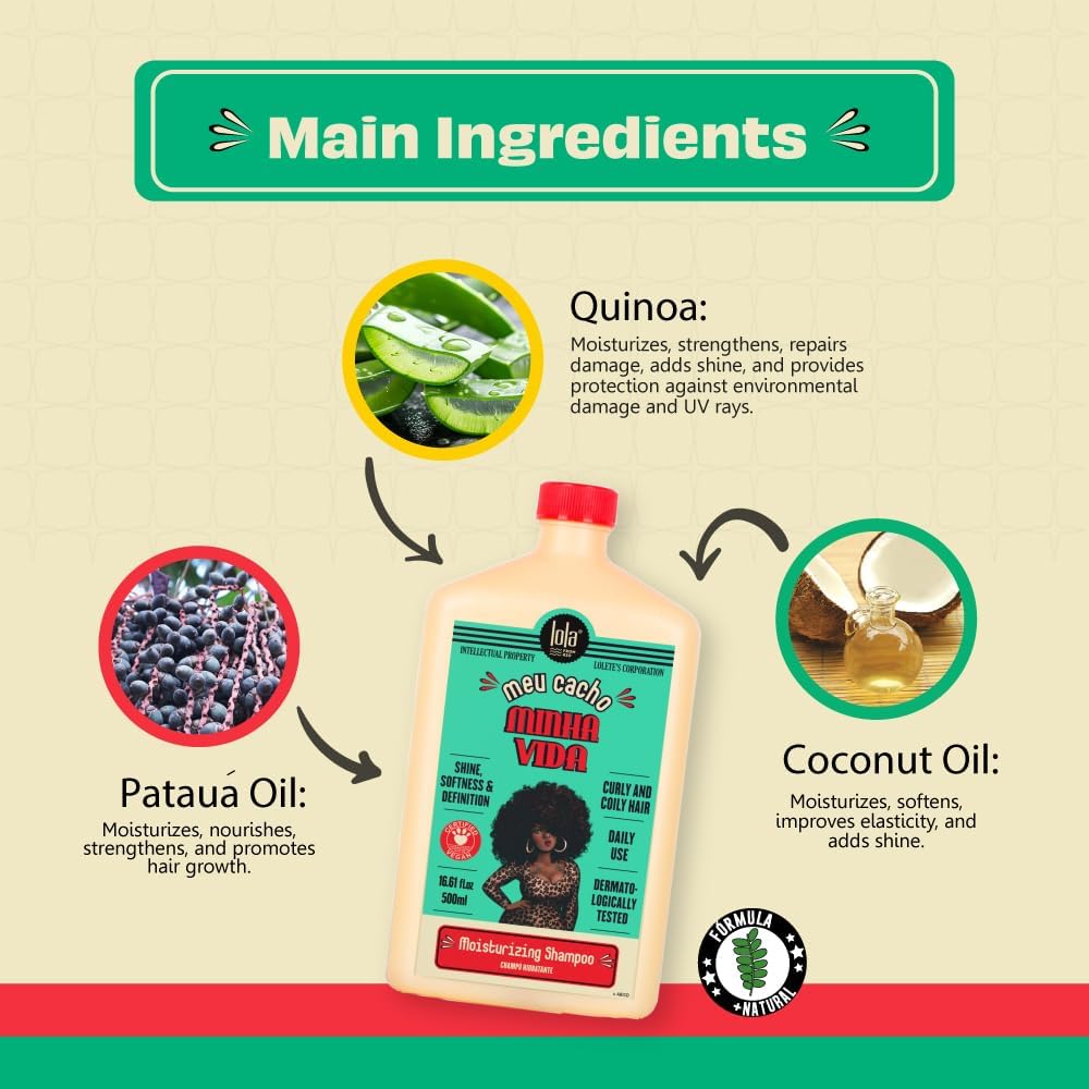 Lola Cosmetics Lola Meu Cacho My Hair My Life Moisturizing Shampoo 500ml