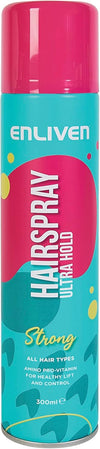 Enliven Ultra Hold Strong Hairspray 300ml