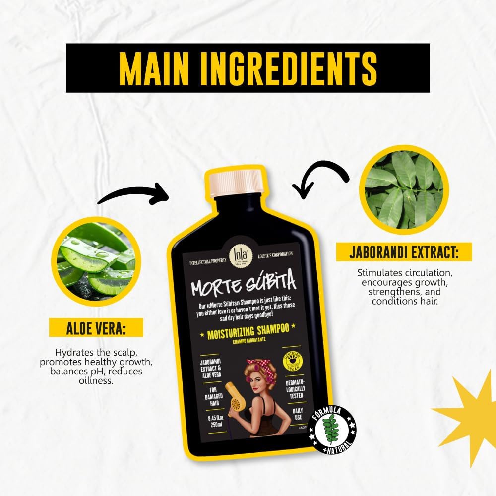 Lola Cosmetics Morte Subita Sudden Death Moisturizing Shampoo 250ml