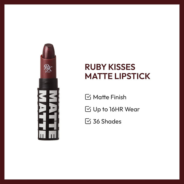 RK By Kiss Matte Lipstick 29 Aphrodite 3.5g