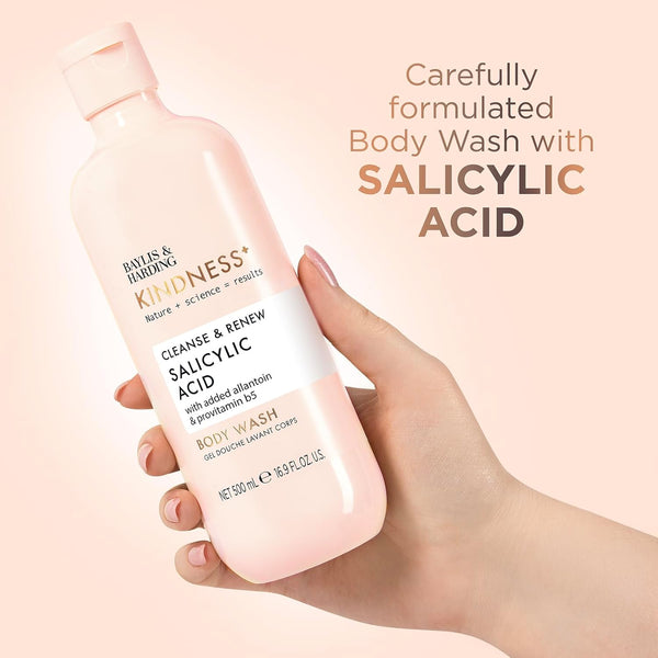 Baylis And Harding Kindness Cleanse And Renew Salicylic Acid Body Wash 500ml - Afro Hair Boutique