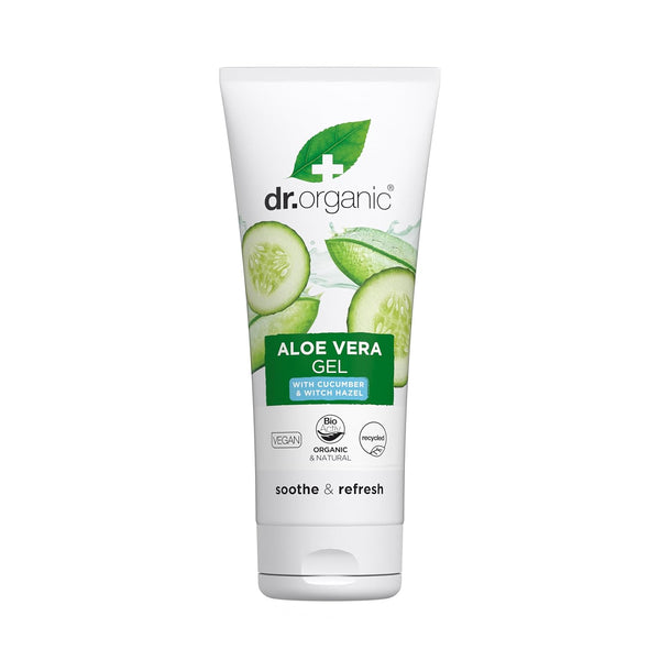 Dr Organic Organic Aloe Vera Gel With Cucumber And Witch Hazel 200ml