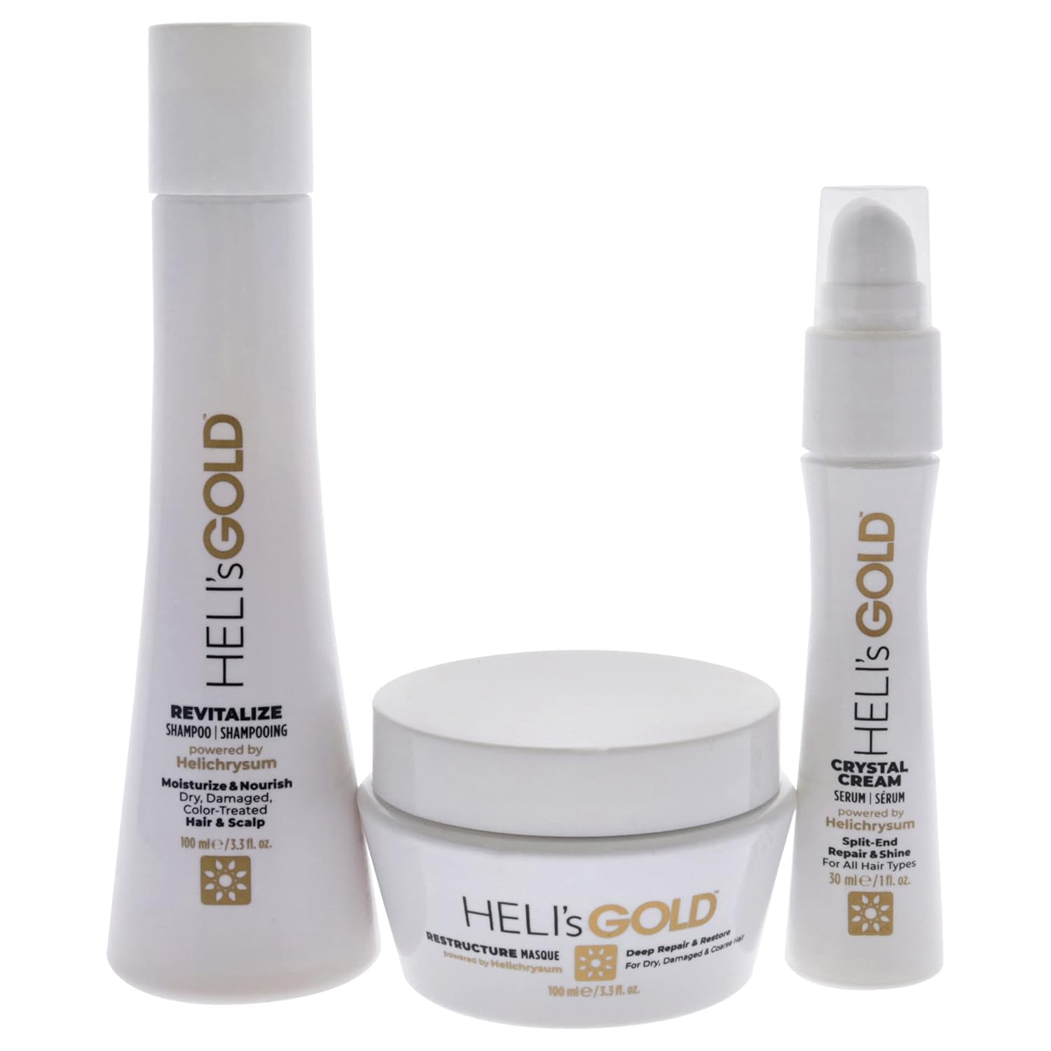 Helis Gold Hair And Scalp Therapy The Revival Series For Color Treated