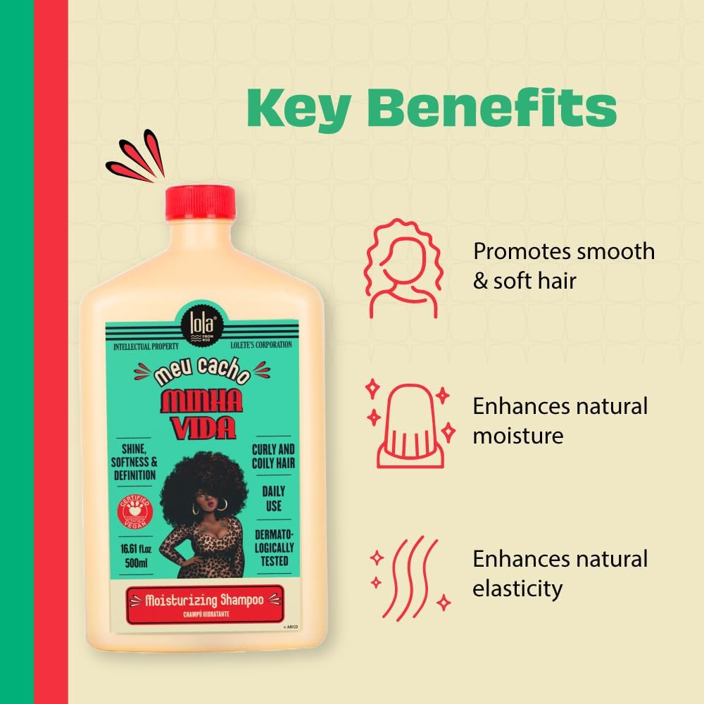 Lola Cosmetics Lola Meu Cacho My Hair My Life Moisturizing Shampoo 500ml