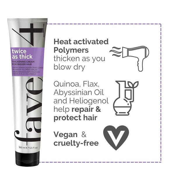 Fave4 Twice As Thick Thickening Cream 160ml - Afro Hair Boutique