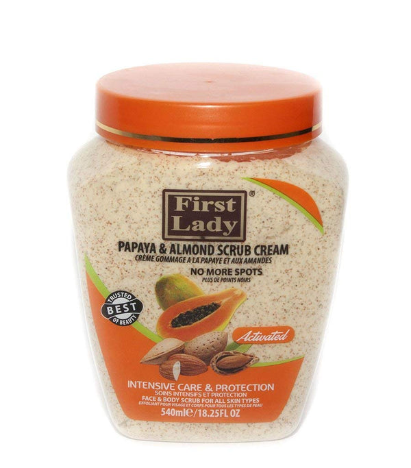 First Lady Papaya And Almond Scrub Cream 540ml