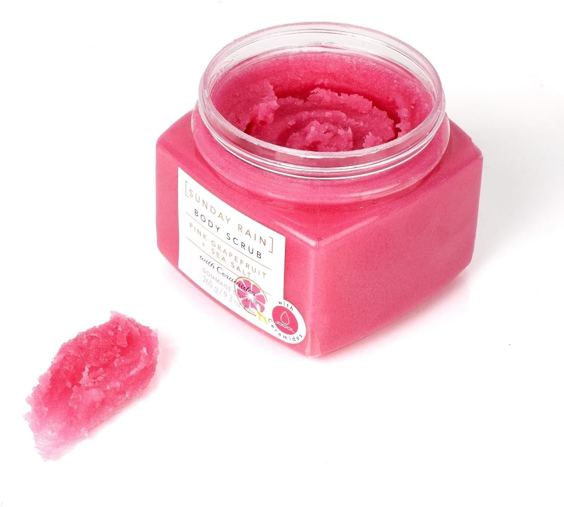 Sunday Rain Pink Grapefruit And Sea Salt Body Scrub 265g