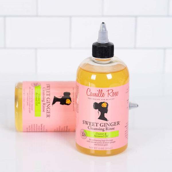Camille Rose Naturals Sweet Ginger Cleansing Rinse W Castor & Aniseed Oil 355ml - Afro Hair Boutique