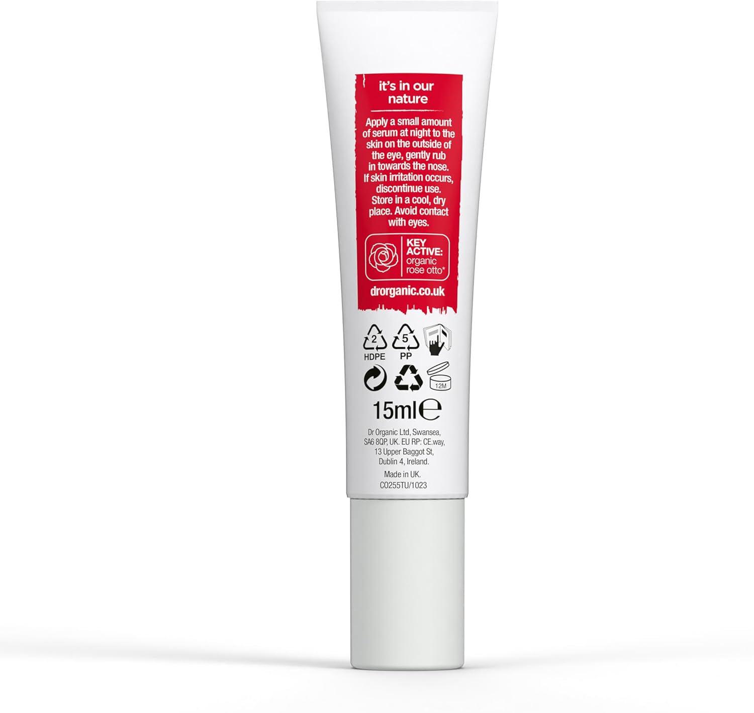 Dr Organic Bioactive Skincare Organic Rose Otto Eye Serum 15ml