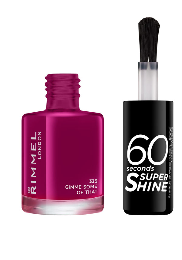 Rimmel 60 Seconds Super Shine Nail Polish 335 Gimme Some Of That 8ml - Afro Hair Boutique