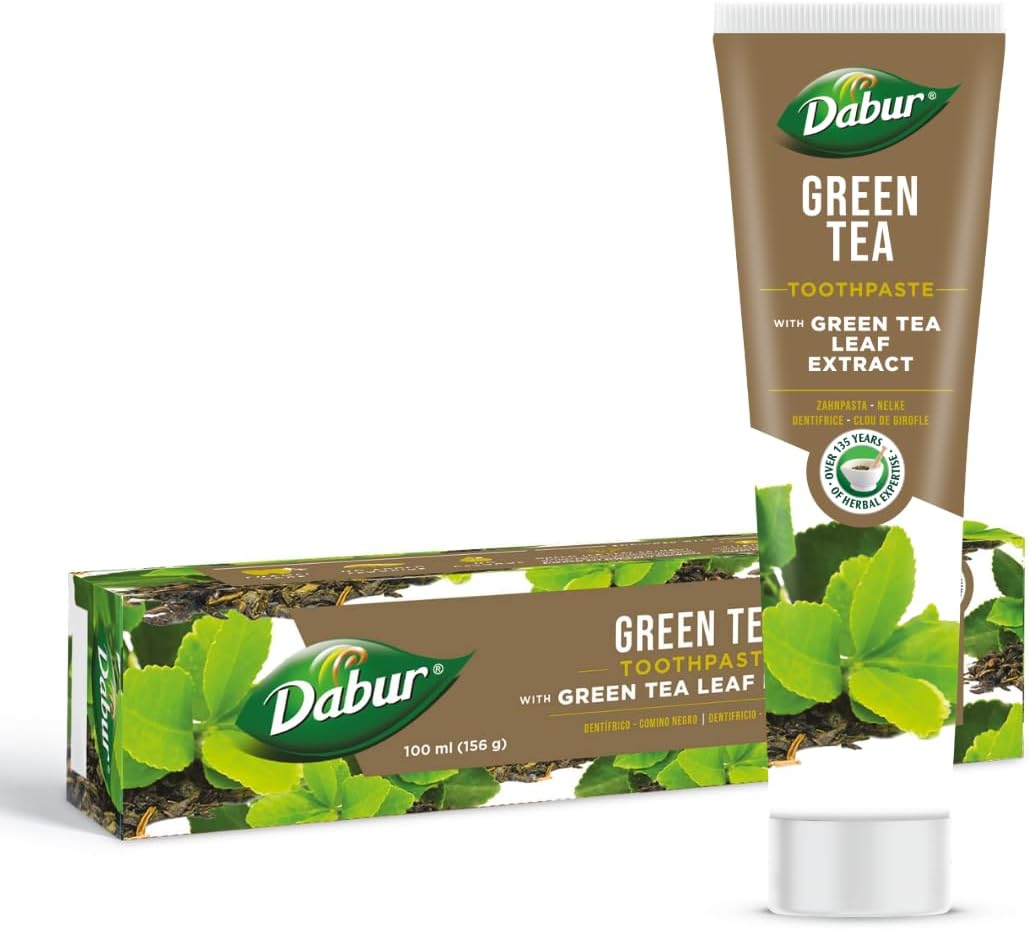 Dabur Green Tea Toothpaste With Green Tea Leaf Extract 100ml