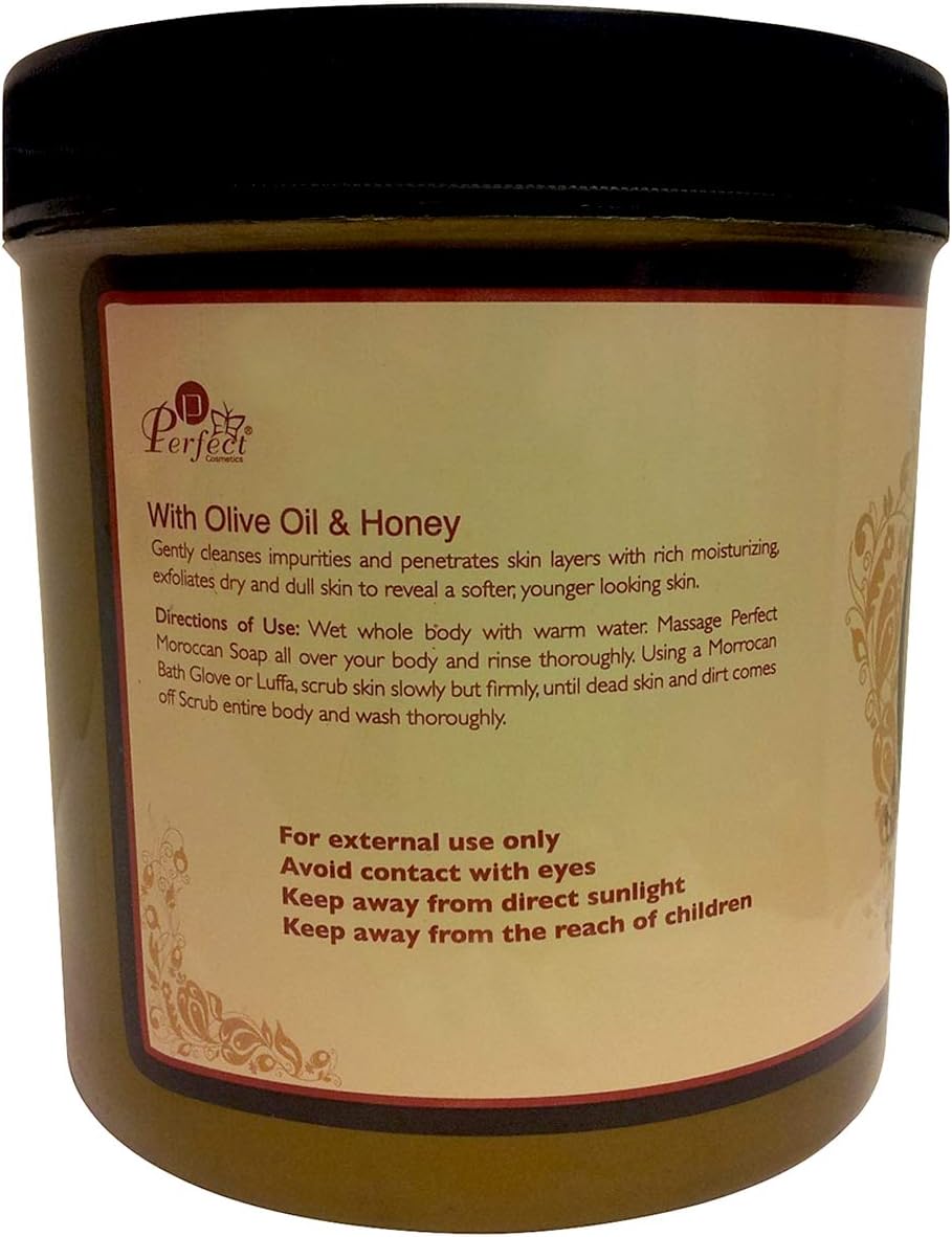 Perfect Cosmetics Natural Moroccan Soap With Natural Olive Oil And Honey 1000ml