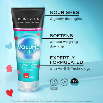 John Frieda Luxurious Volume Lift Thickening Conditioner