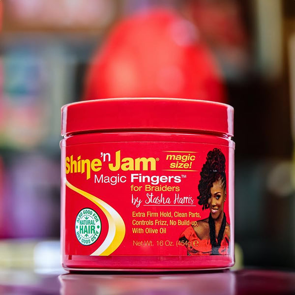 Ampro Shine N Jam Magic Fingers Edge Control Extreme Hold Braiders 227g / 454g - Afro Hair Boutique